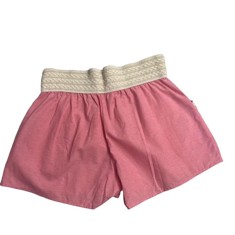 TWENTY SECOND 22nd‎ Women’s Pink With Cream Lace Shorts Inseam 2.5”